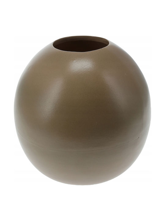 Koopman Διακοσμητικό Βάζο Πορσελάνης Μαύρο 10xΥ17.5cm