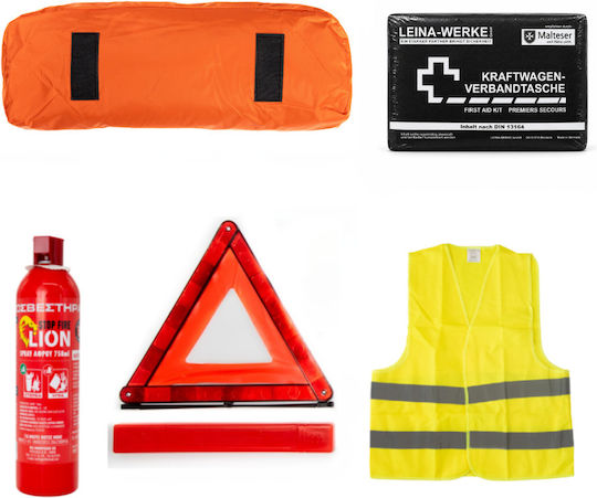 Mandatory Car Technical Inspection Safety Kit First Aid Kit Din 13164:2022