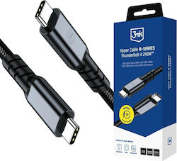 3MK USB 3.2 Video USB-C male - USB-C / Thunderbolt 4 240W 2m 3MK USB 3.2 Video USB-C male - USB-C / Thunderbolt 4 240W 2m