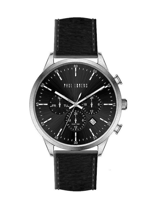 Paul Lorens Мъжки Часовник 42mm На Батерия с Че...