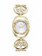 GO Mademoiselle Womens Watch 26mm Battery With Gold Metal Bracelet