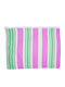 Neseser Din Material Textil Cu Dungi Multicolor