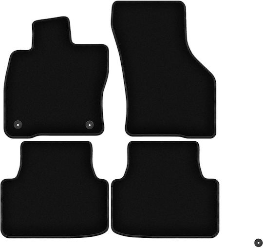 Basic Black Velour Mats Cupra Leon Kl 5d Sportstourer Hybrid 2020-2024