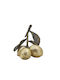 Resin Lemon X 3 Decor Gold 17cm
