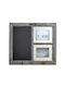Zaros Metallic Photo Frame with Brown Frame