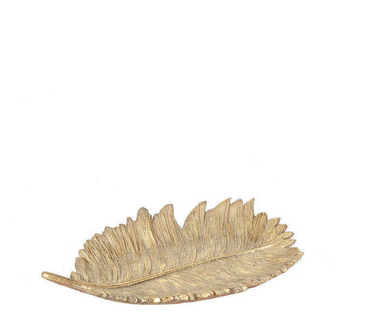 Zaros Zaros Dekorative Schale Polyresin Gold 19,3x11cm