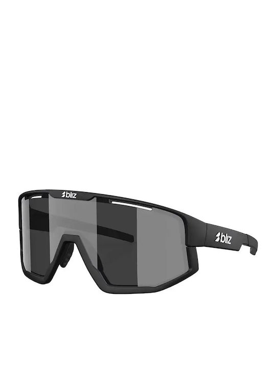 Bliz Fusion Small Unisex Γυαλιά Ηλίου με Μαύρο Σκελετό και Μαύρο Καθρέφτη Φακό 701326