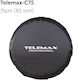 Telemax Mah-c750 Protective Cover for Professional Fan 75cm Black