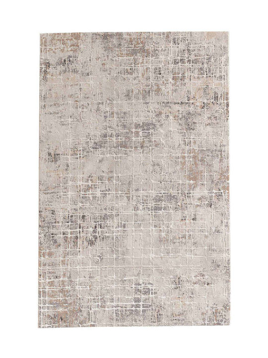 Isexan Kosmos 7869 Round Gray Living Room Rug Φ140cm