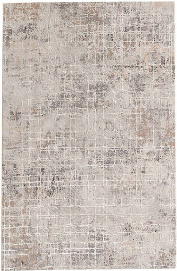 Isexan Kosmos 7869 Living Room Rug Rectangular Gray 100x180cm