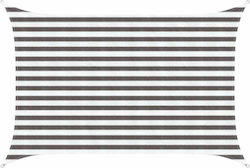 vidaXL Rechteckiges Sonnensegel Grau 2x2,5 m