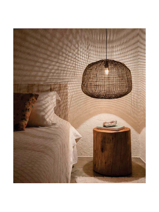 Inlight Pendant Light Brown with E27 Socket 30x30x40cm