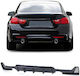 Diffuser Πίσω Προφυλακτήρα Bmw 4 F32 Coupe F33 Cabrio F36 Gran Coupe 13-21 M-tech Μαύρο Ματ 2 Μονές Τρύπες Εξάτμισης Αριστερά & Δεξιά 0----0 Abs Πλαστικό 1 Τεμάχιο