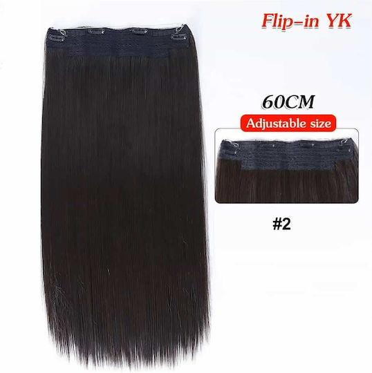 Hair Extensions with Clip with Human Hair 60cm