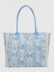 Verde Verde Strandtasche Blau