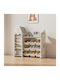 Floor Bookcase Wooden White 108x44x103cm