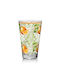 Cerve Set of Water Glasses Made of Glass in Orange Colour 310ml M107573 6 Pieces