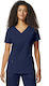 Cherokee Core Stretch Female Medical Blouse Navy Blue