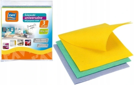 Universal Household Cloths 38x38 Cm 3 Pcs