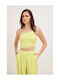 Women's Crop Top Lime