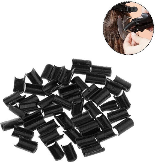 U Shape Tip Extensions Keratin Glue 50 Pieces Black