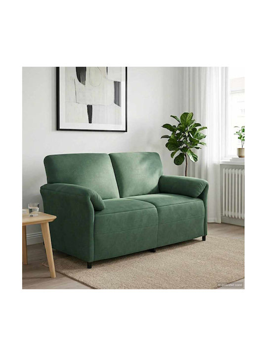 Двуместен Кадифен Зелен Диван 158x83x95см