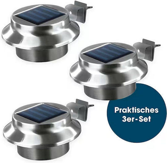 Maxx World Set 3 Solarleuchten mit Fotowiderstand 11,5x6cm