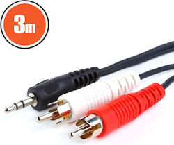 Rca Zu 3,5mm Stereo Klinkenkabel 2x Male Rca 3m Audio Video Adapter