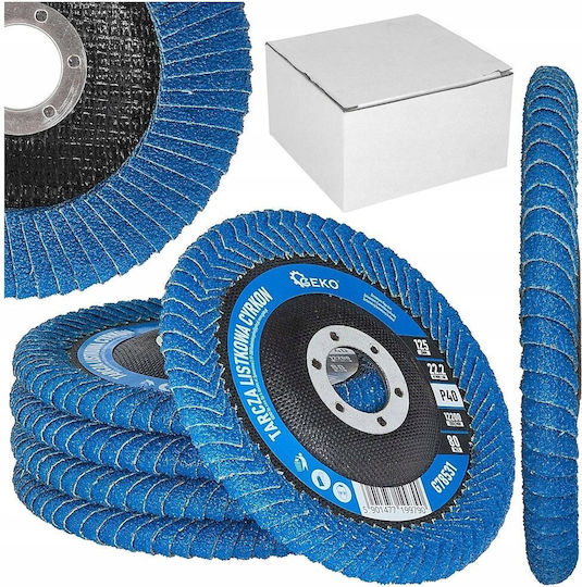 Cyrkon 125mm P40 Flap Disc Grinding Welds Edges 5/100