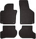 Rubber Car Mats Volkswagen Jetta V Sedan Variant Wagon 2005-2011 Black Fitted