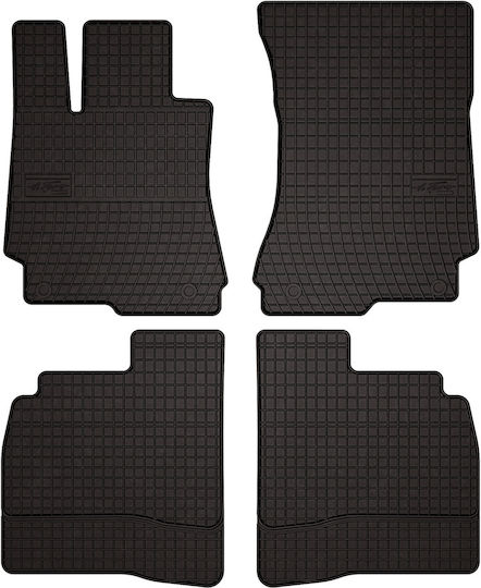 Rubber Car Mats Mercedes W221 S-class Sedan 2005-2013 Black Fitted