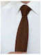 Martin & Co Men's Synthetic Knitted Tie Printed In Brown Color