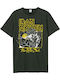 Amplified Iron Maiden Yellow T-shirt Charcoal Unisex Zave210m170-cha