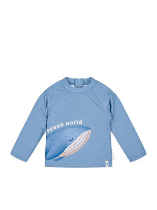 Little Dutch Παιδικό Μαγιό Μπλούζα με Μακρύ Μανίκι Ocean Blue