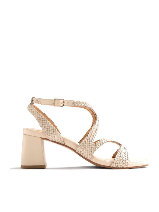 Gioseppo Leder Damen Sandalen Weiß