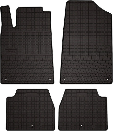 Rubber Car Mats Peugeot 607 Sedan 1999-2010 Black Fitted