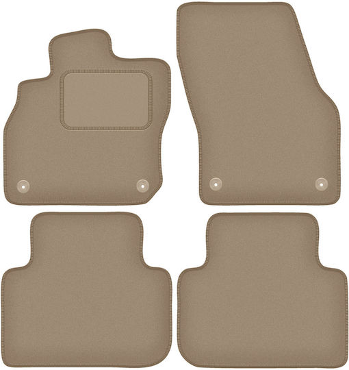 Velour Car Mats Cupra Terramar Suv 2024 Beige