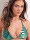 Top Bikini Triunghi Verde