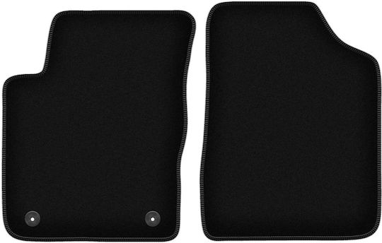 Wielganizator Auto Fußmatten Velours Vorderseite Hyundai I10 Hatchback 2007-2013