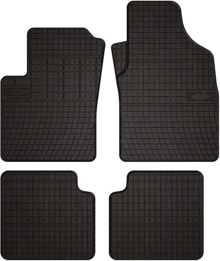 Rubber Car Mats Ford Ka Mk2 Hatchback 2008-2012 Black Fitted