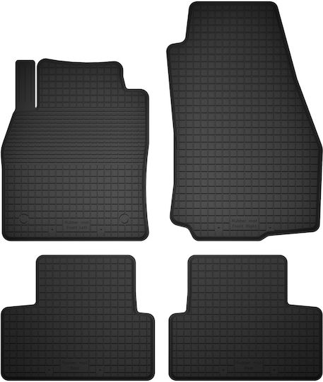 Car Rubber Mats Set 4 Pcs Universal Volvo C70 Ii Coupe 2005-2013