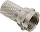 Set 25 Prize F Conectori Cablu Coaxial Rg6 Fixare Cu Șurub Conector Antenă Premium