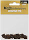 She Keratin Tips Kt2005 Brown Keratin Tips Extensions Brown 25pcs