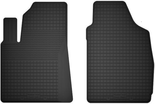Front Rubber Car Mats Universal Fiat 500 Cabrio Hatchback 2007-2013