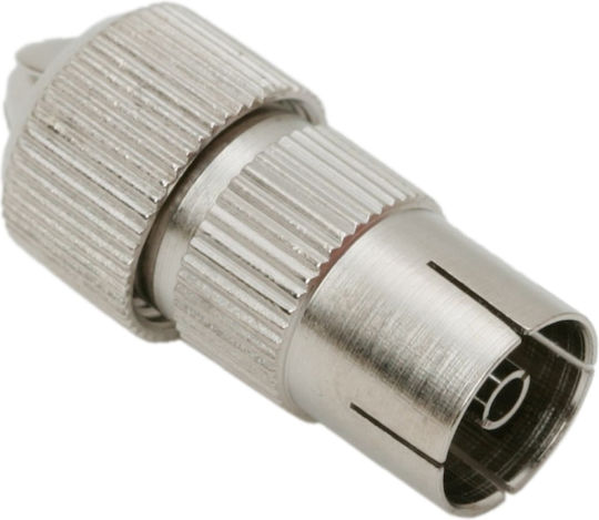 Set 10 Prize Metal Feminin Coaxial Conexiune Tv Antena Cablu Universal Compatibil