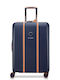 Delsey Μεσαία Βαλίτσα Ταξιδίου Cadence Blue Ύψους 66εκ.