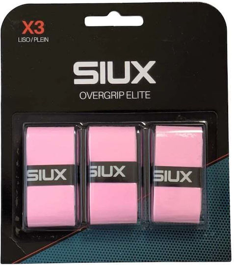 Siux Padel Overgrip Elite X3 Pack 3 Pieces Pink