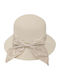 Linda Women's Wicker Fedora Hat Beige