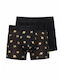 Men's Boxers Black/Yellow 2Pack