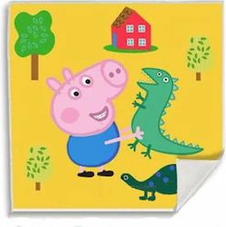 Peppa Pig Dino Magic Hand Towel Face Towel 30x30cm